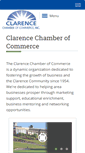 Mobile Screenshot of clarencechamber.org